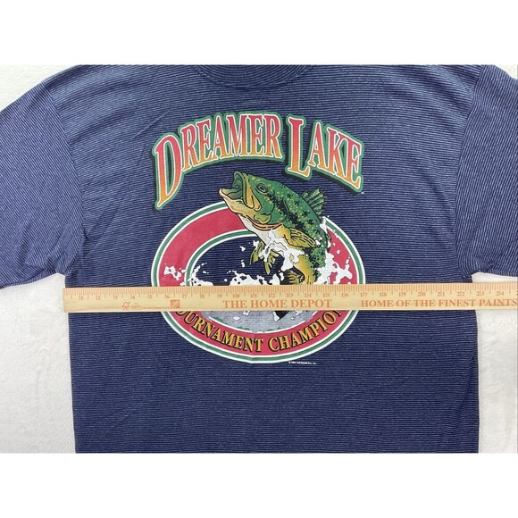 Vintage Laid Back Dreamer Lake Tournament Champion T Shirt 1995 Size XL - Picture 6 of 9